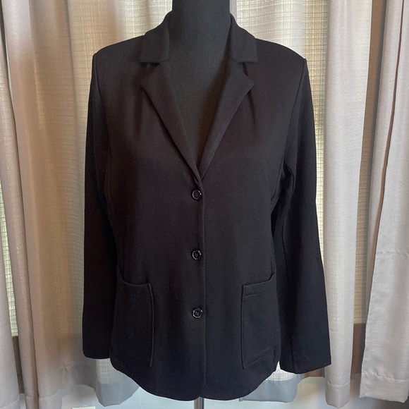 Tahari Women’s Black Rayon/Cotton Blazer sz XL NWT - Picture 1 of 8